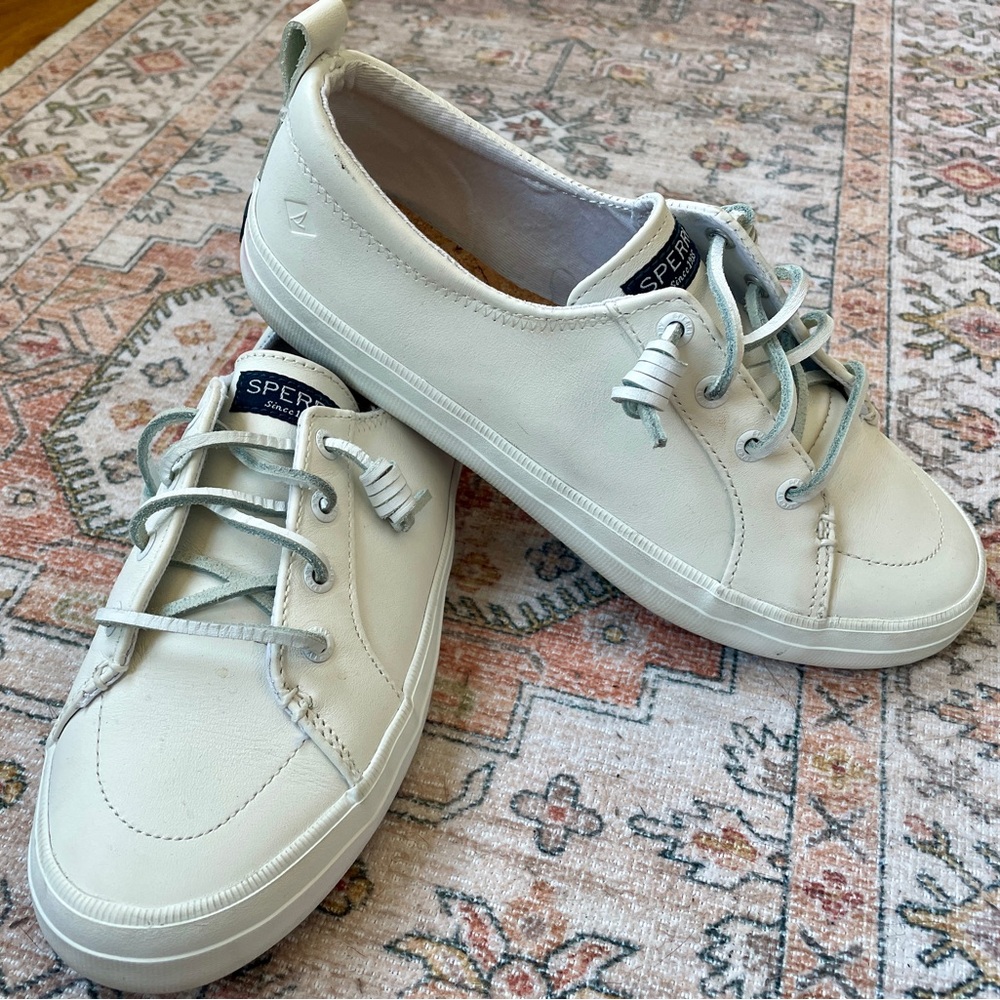 Sperry Crest Vibe Leather Women’s shoes, cork sole, size 6.5